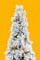 Pre Lit Slim holiday display Atka Christmas Tree 5ft with Warm White LED Lights